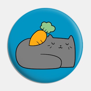 Carrot Cat Pin