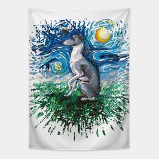 Whippet Night Tapestry