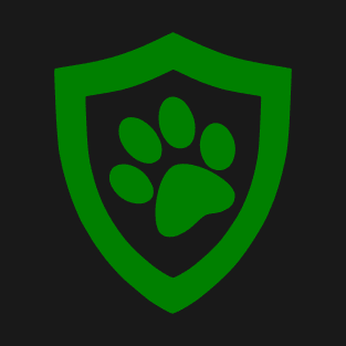 Animals And Pets protector green logo T-Shirt