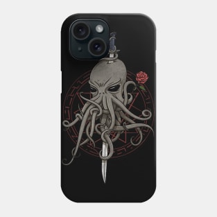 The Cthulhu Red Rose Phone Case