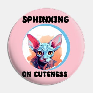 Sphinxing on Cuteness: The Endearing Adventures of Sphynx Kittens" Pin