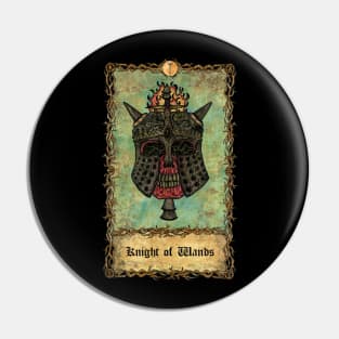 Knight Of Wands. Eternal Bones Tarot (Colorful) design. Pin