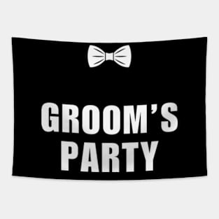 Bachelor T-Shirt Groom’s Club Bachelor Party Gift Tapestry