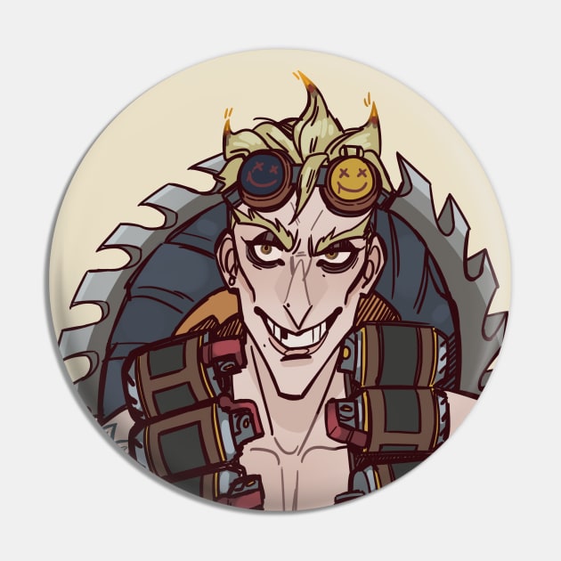 Junkrat Pin by certibbs