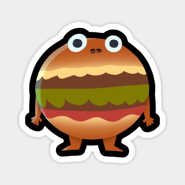 The Burger-Man Magnet by theluizard