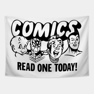 Comics! Read One Today! Tapestry
