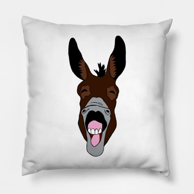 Donkey Pillow by shellTs
