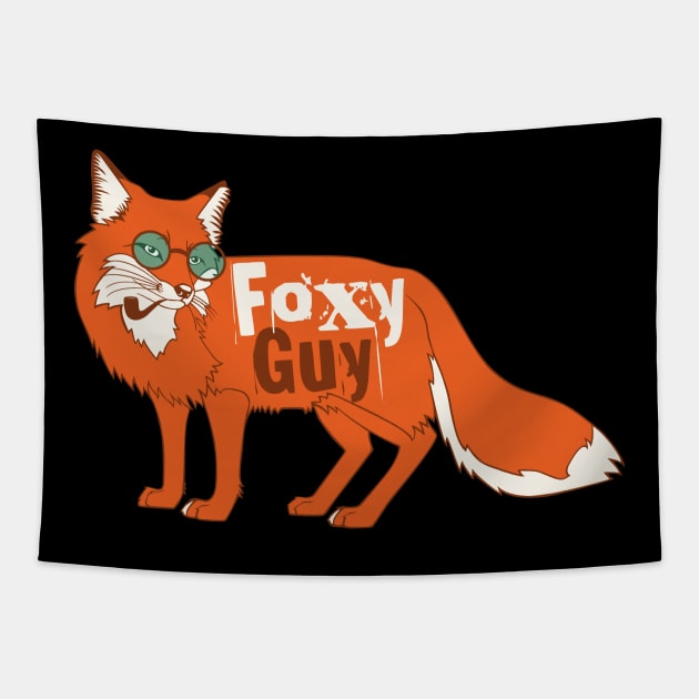 Foxy guy Tapestry by shippingdragons