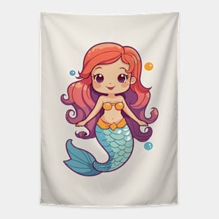 Cute Mermaid Tapestry