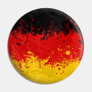 Germany Flag Action Painting Pin