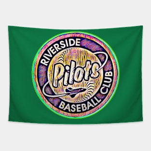 Riverside Pilots Baseball Tapestry