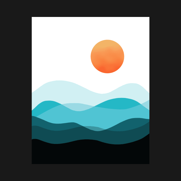 Ocean Sunrise by KathrinLegg