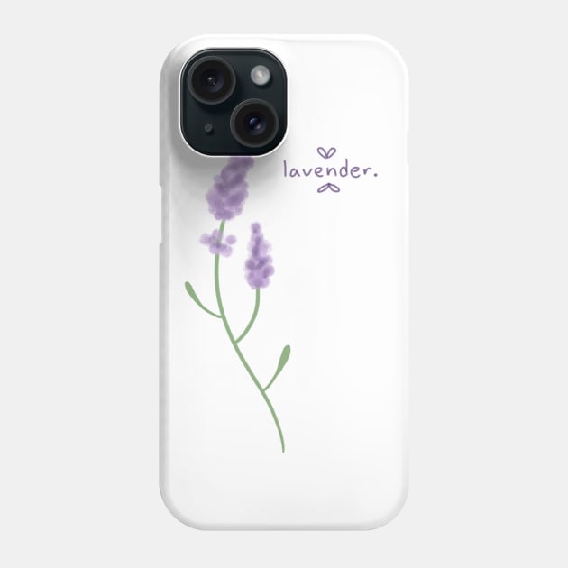 lavender. Phone Case by Introverted_Sawfish