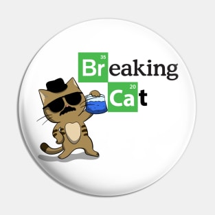 Breaking Cat Pin