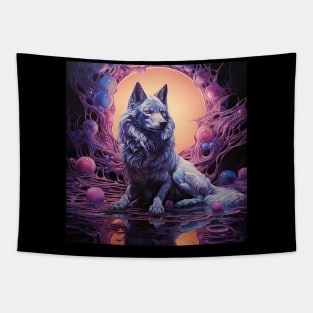 Magestic Direwolf Tapestry