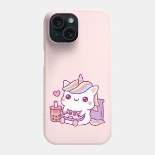 Cute Little Unicorn Loves Playing Video Games Phone Case