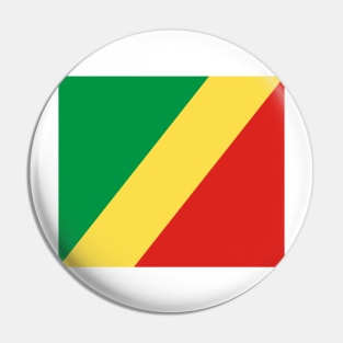 Congo Brazzaville flag Pin