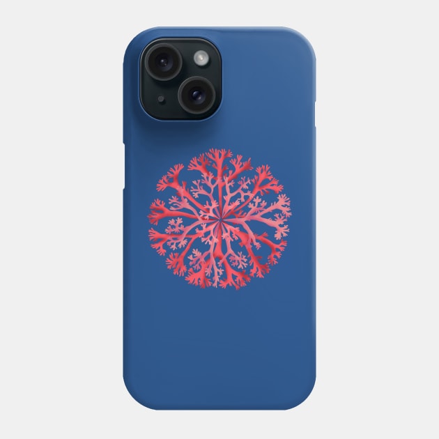 Coral rosette Phone Case by Pacesyte