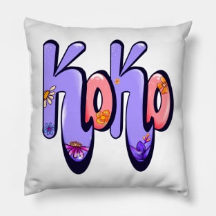 Koko 4 The top 10 best Personalized Custom Name gift ideas for Koko girls and women Pillow