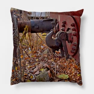 Disused loco, Romania Pillow