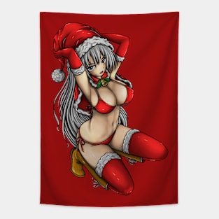 Christmas Girl Tapestry