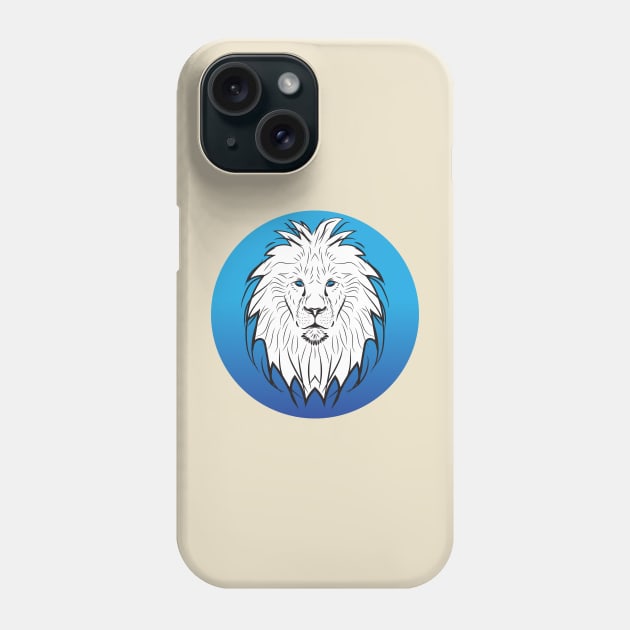 Be the Lion, be brave Phone Case by Vin Zzep