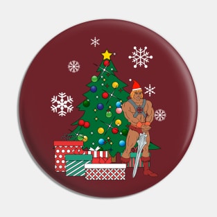 He Man Around The Christmas Tree Pin