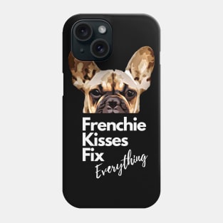 French bulldog kiss for frenchie lover Phone Case