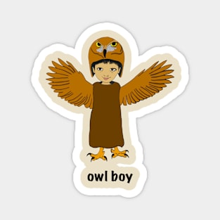 Owl boy Magnet