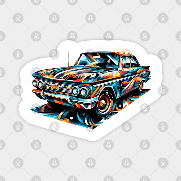 Chevrolet Classic car Magnet by Vehicles-Art