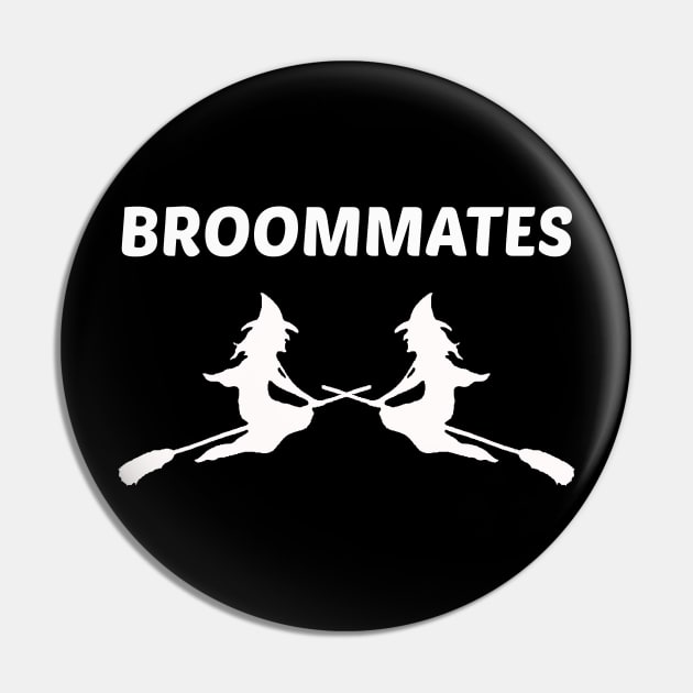 Broommates Funny Halloween Special Pin by sassySarcastic