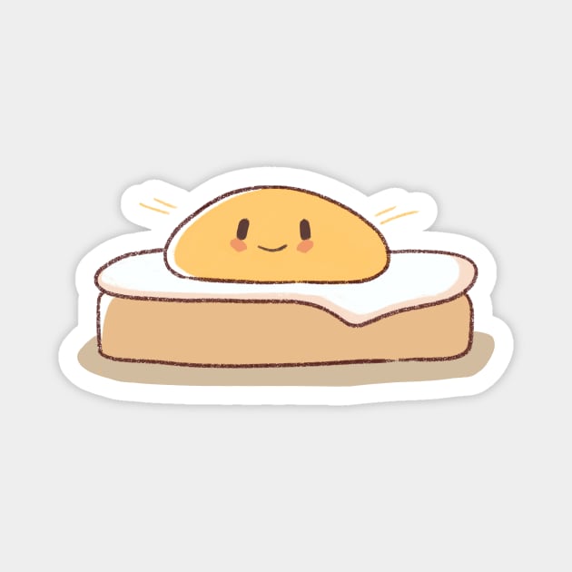 Cute scrambled eggs Magnet by Mai-Hime 