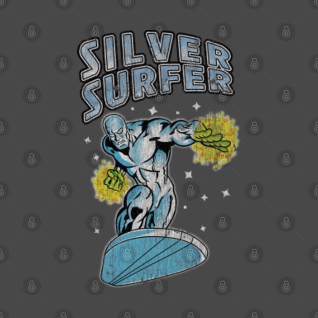 Vintage Silver Surfer - Silver Surfer - T-Shirt
