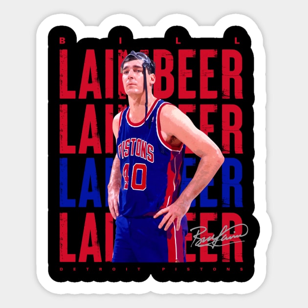 Bill Laimbeer Detroit Pistons Throwback Basketball Jersey