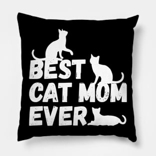 Best Cat Mom Ever Pillow