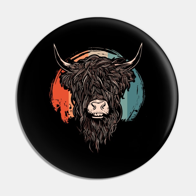 Scottish Highland Cow Pin by Shiva121