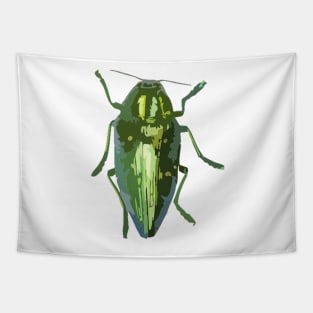 Jewel Beetle Digital Painting Tapestry