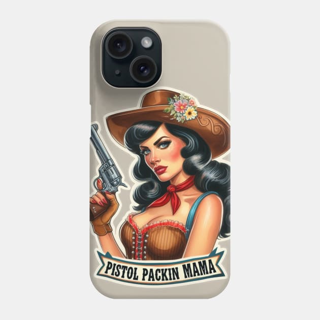 Six-Shooter Sass Phone Case by CAutumnTrapp