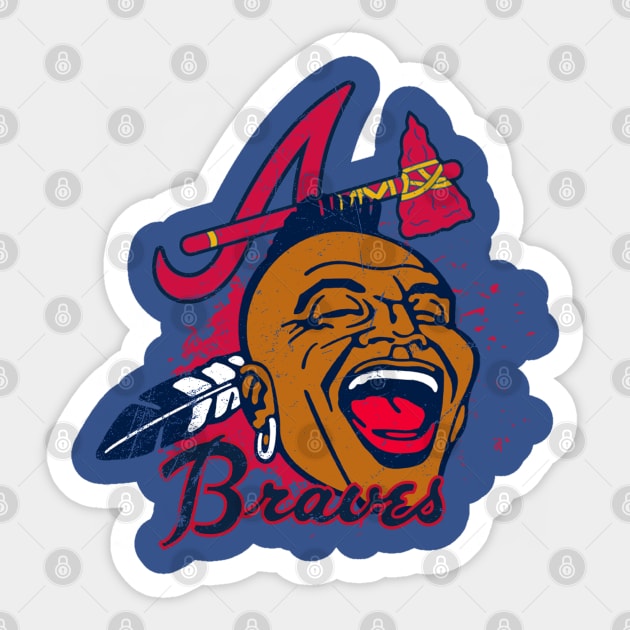 Atlanta Braves retro vintage - Atlanta Braves - Pin