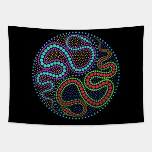 Yin & Yang - Snakes - Colour Tapestry