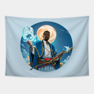 Anime Teferi, Who Slows the Sunset - Planeswalker Tapestry