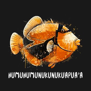 Humuhumunukunukuapua'a Hawaiian Reef Triggerfish Hawaii T-Shirt