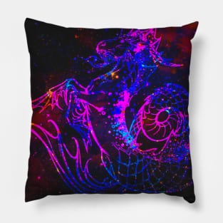 Neon Capricorn Pillow