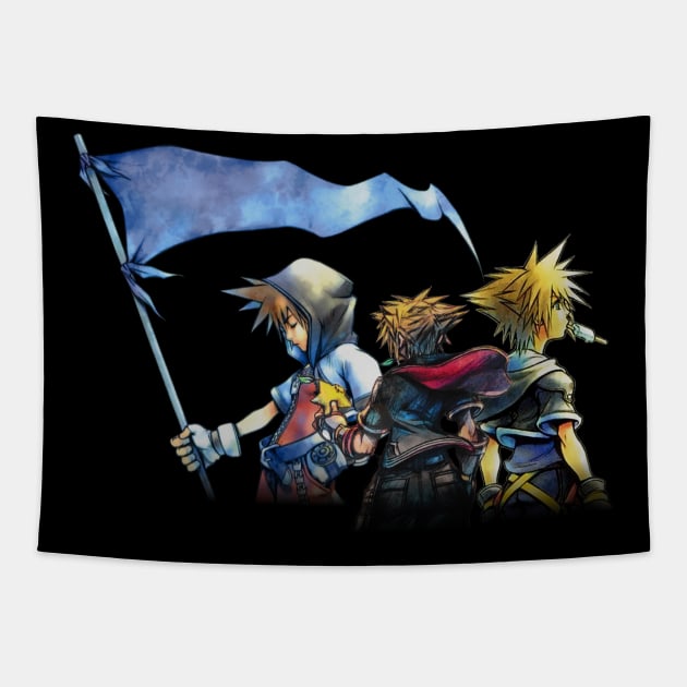 Sora Tapestry by Darknessfell