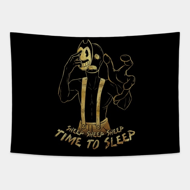 sheep sheep sheep time to sleep Tapestry by Mendozab Angelob