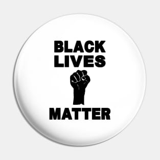 Black Lives Matter I Stand With You Apparel Pin