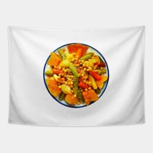 Couscous, Famous Moroccan Food, Cute Gift For Morocco Food Lover Tapestry