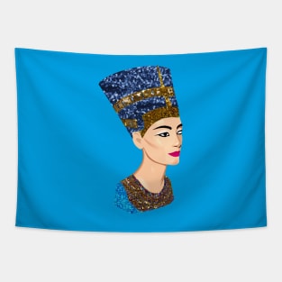 egyptian queen nefertiti Tapestry