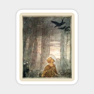 Siegfried's death - Arthur Rackham Magnet