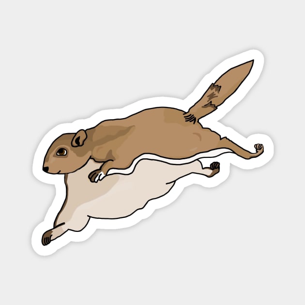 Flying Squirrel Magnet by imphavok